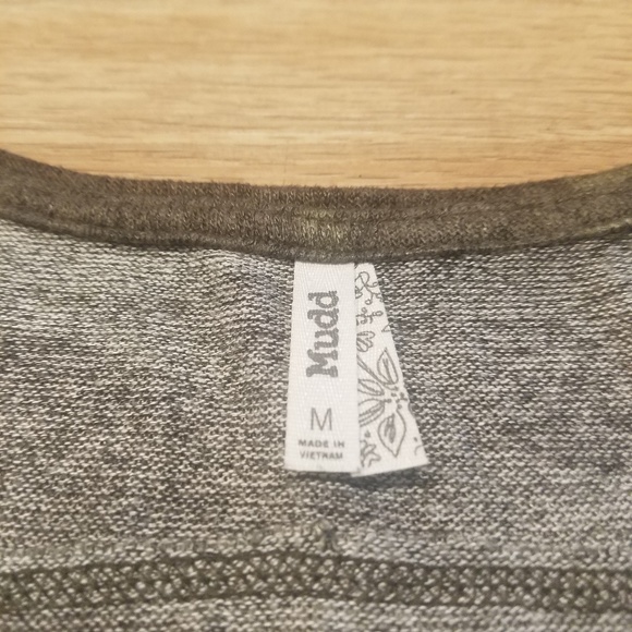 Mudd Camo Shirt Long Sleeve Soft Cozy Tunic Green - Picture 3 of 6